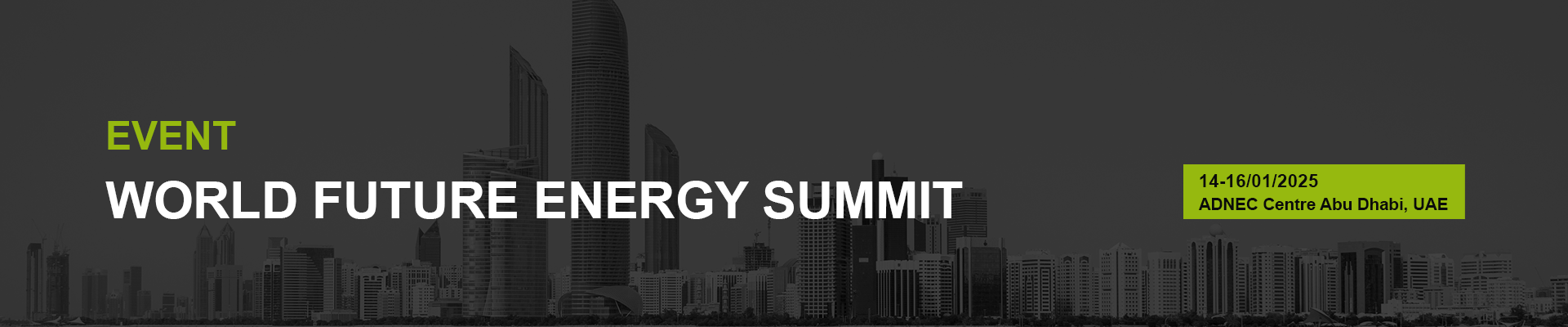 World Future Energy Summit , Abu Dabi_header_Subseite